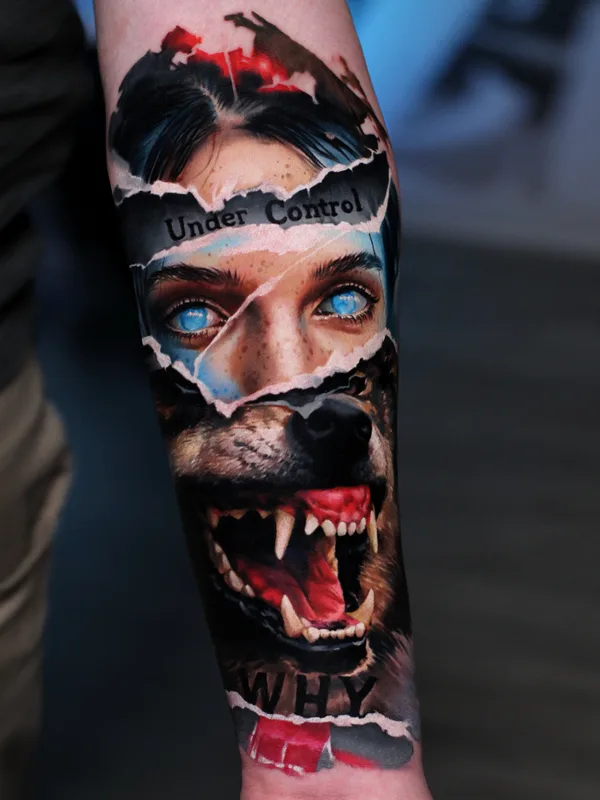 color realism tattoo auf forearm #77176 | Tätowierer Anna Kriuchkova