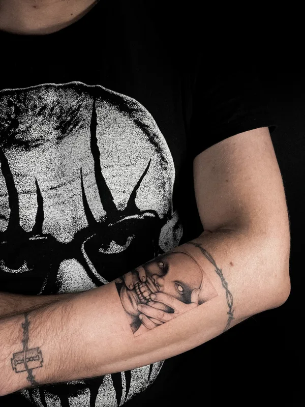 black and grey black and grey татуировка на forearm #77310 | Тату мастер VALENTINA TISHE