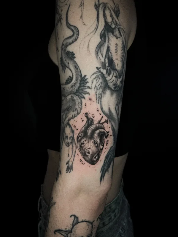 black and grey sketch татуировка на forearm #77314 | Тату мастер VALENTINA TISHE