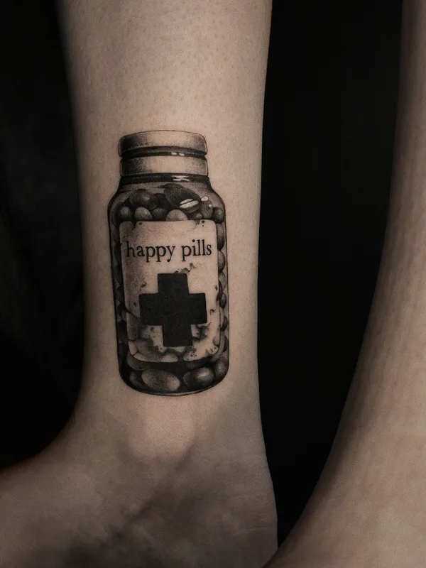 black and grey black and grey татуировка на ankle #77318 | Тату мастер VALENTINA TISHE