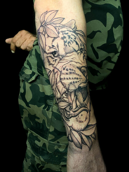 Тату эскиз # Тату мастер Заикин Богдан 