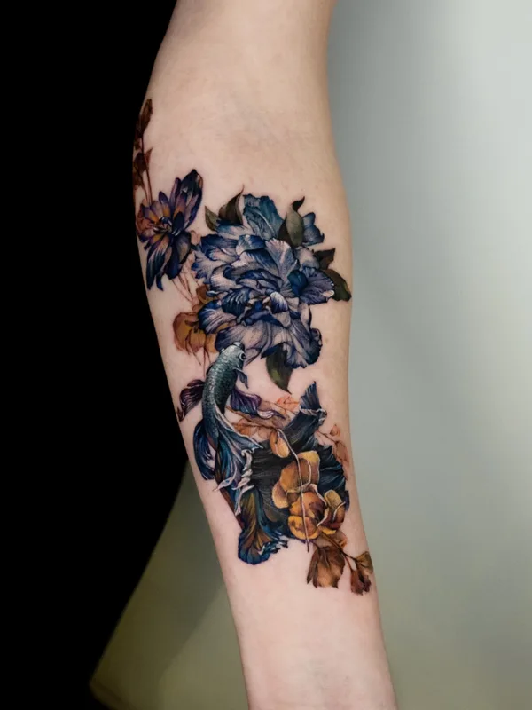 color illustrative 纹身 在 forearm #77753 | 纹身师 Chou / Daye