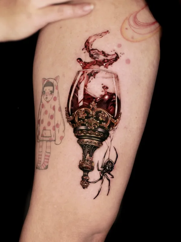 color illustrative 纹身 在 upper arm #77754 | 纹身师 Chou / Daye