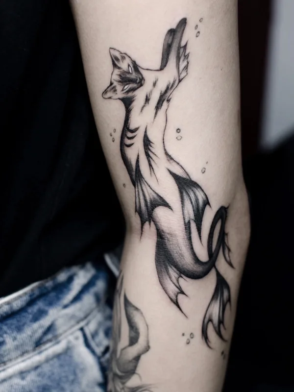 black and grey sketch tatuaje en forearm #77866 | Tatuador Алиса Третьякова