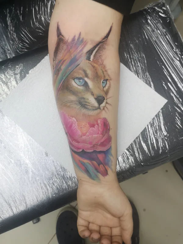 color realism tattoo on forearm #77881 | Tattoo Artist Aleksandr Starshinov