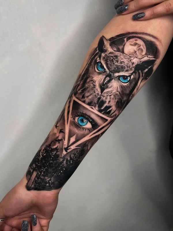 female color realism 纹身 在 forearm #78360 | 纹身师 Radion Zinyatov