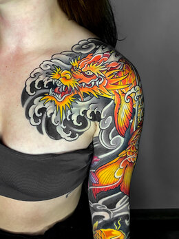 Neojapanese tattoo
