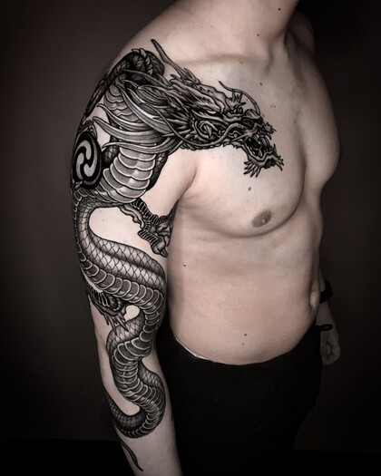 Тату эскиз #78396 Тату мастер Алексей Бурундуков