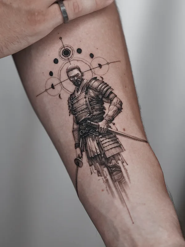 black and grey black and grey tatuaje en forearm #78842 | Tatuador Ogi Oh