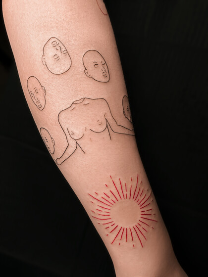 Тату эскиз #78855 Тату мастер Lyubov Karmanova 