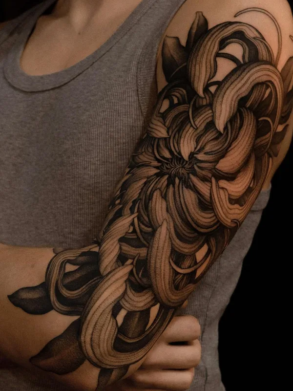 black and grey black and grey Tatuagem em full sleeve #79319 | Tatuador Parvick Faramarz