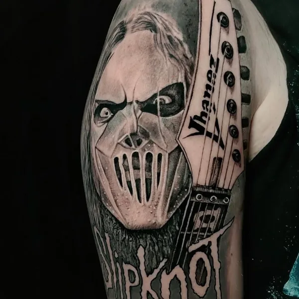 Abstract tattoo by Alex Drozd in Bad Kreuznach