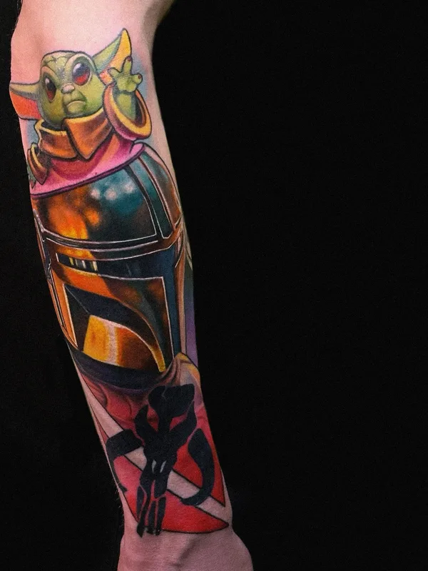 color illustrative Tatuagem em forearm #79569 | Tatuador Игорь Скобелев