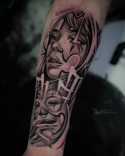 Тату эскиз #79730 Тату мастер Pavel Bortnikov