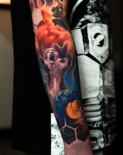 Тату эскиз #79825 Тату мастер Pusstattoo 