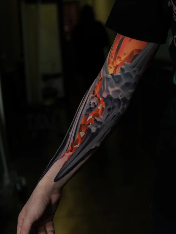 color abstract Tatuaggio su full sleeve #79831 | Tatuatore Pusstattoo 