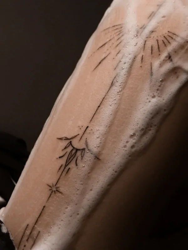 female black ornamental Tatuaggio su forearm #79927 | Tatuatore DARI INK