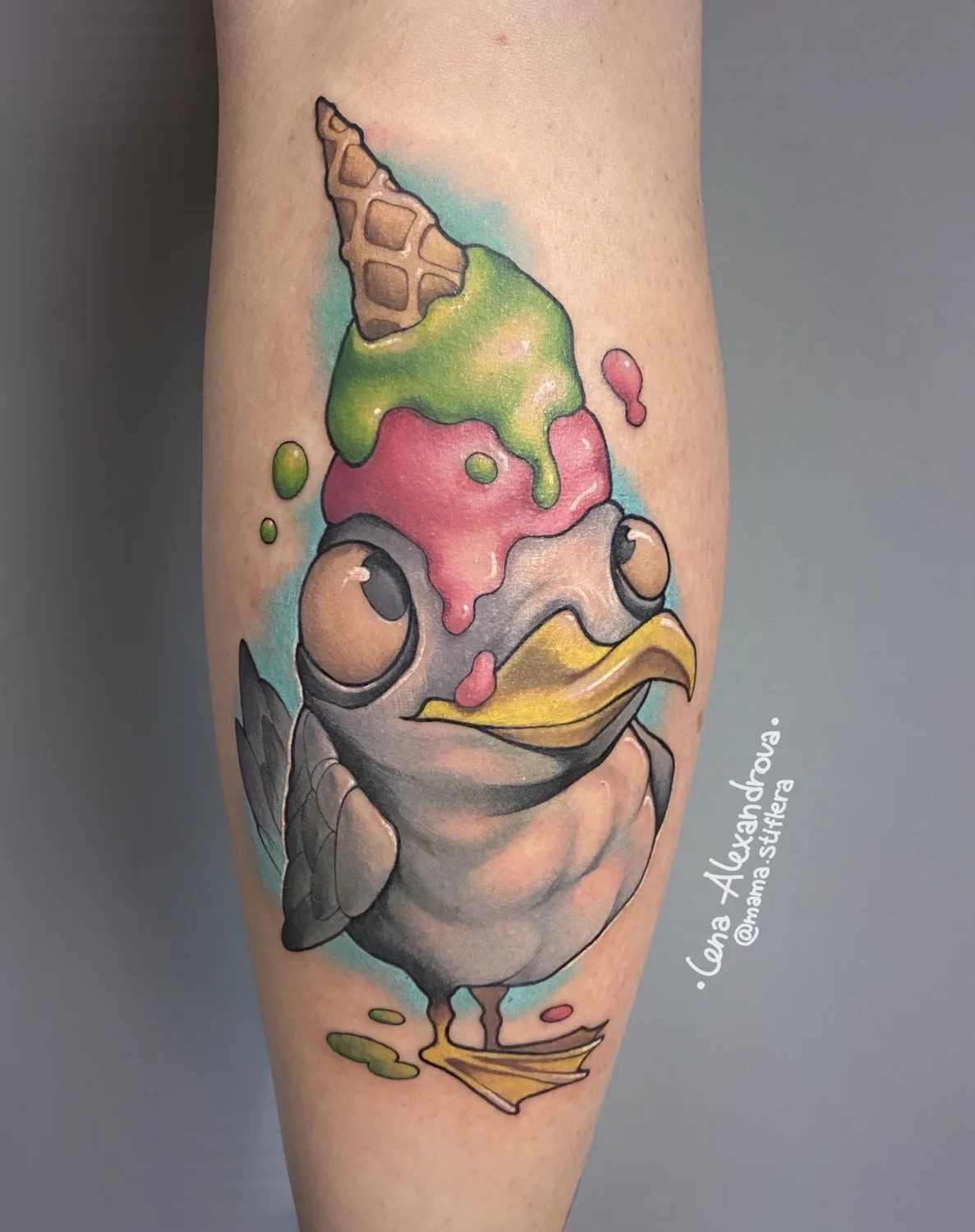 Artista de tatuagem Lena Aleksandrova