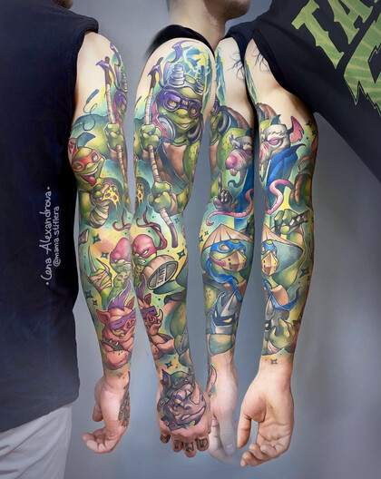 Тату эскиз #80038 Тату мастер Lena Aleksandrova