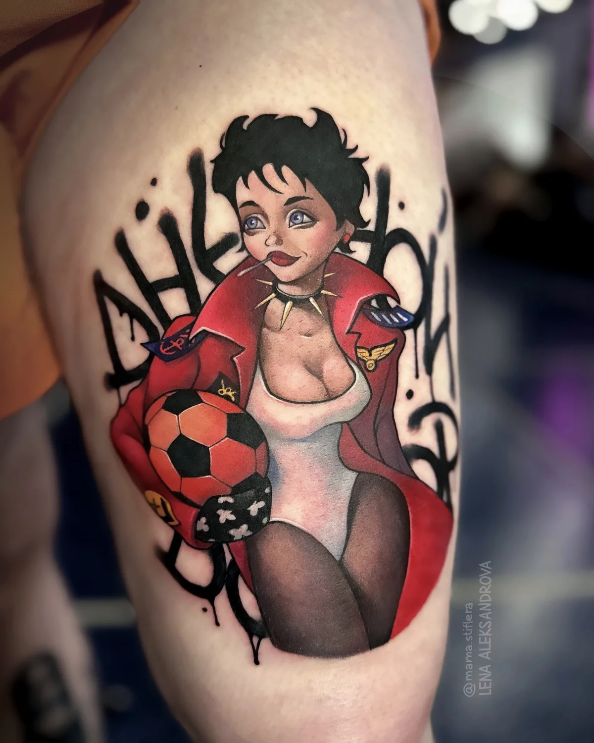 Artista de tatuagem Lena Aleksandrova
