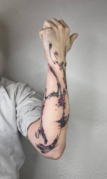 Тату эскиз # Тату мастер Mary Nepostaeva 