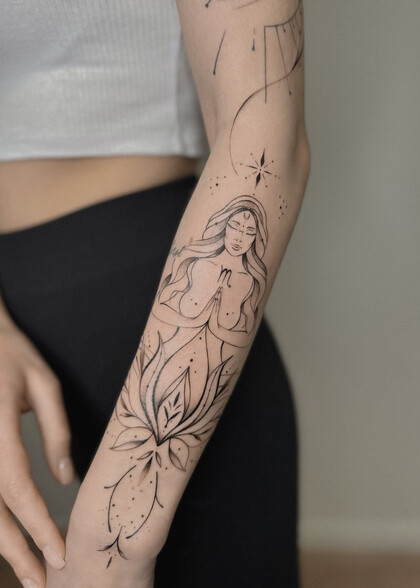 Тату эскиз #80248 Тату мастер Zhenya Loginova