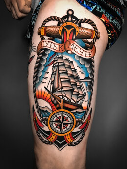 Oldschool tattoo
