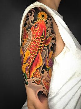 Neojapanese tattoo