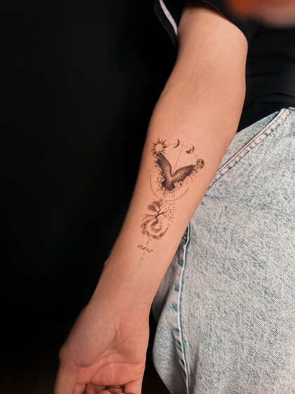 Тату эскиз #80468 Тату мастер Любовь Карманова 