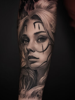 Portrait tattoo