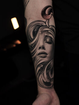Portrait tattoo