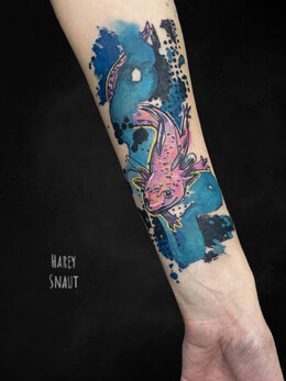 Watercolor tattoo