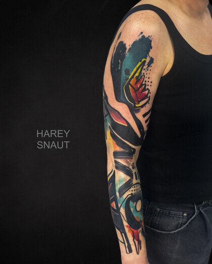 Тату эскиз #80990 Тату мастер Harey Snaut