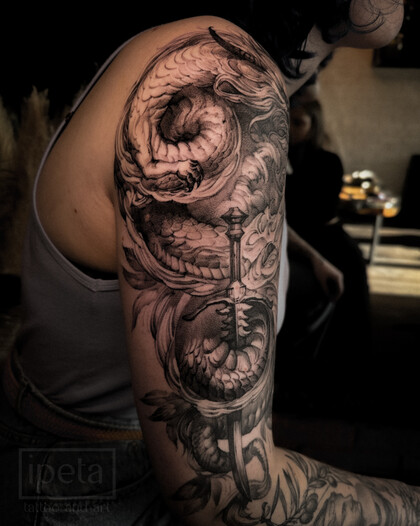 Тату эскиз #81478 Тату мастер Виола Вайсс