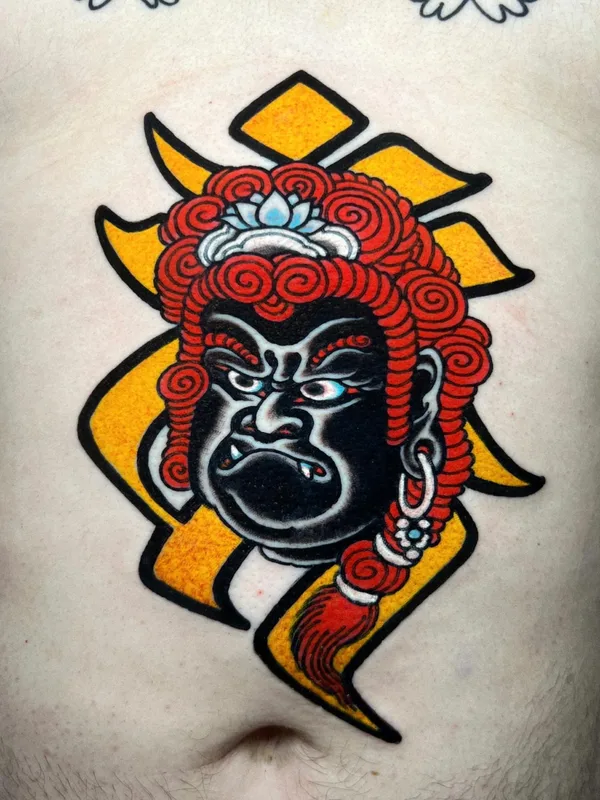 color japanese татуировка на chest #81502 | Тату мастер Michael Rasetti