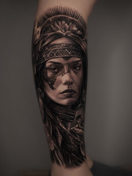 Portrait tattoo