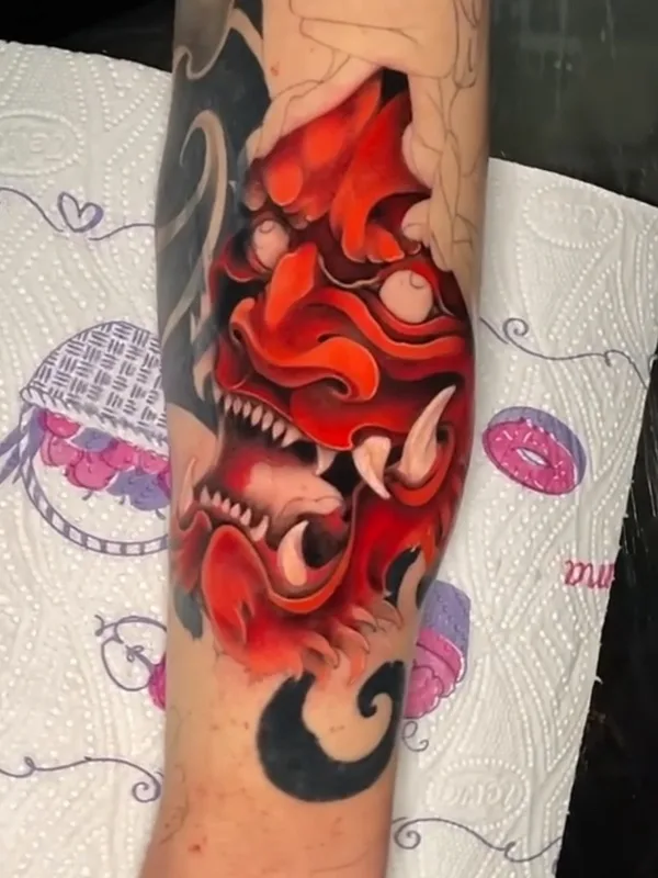 male color japanese tatouage sur forearm #81724 | Artiste tatoueur Максим Марков