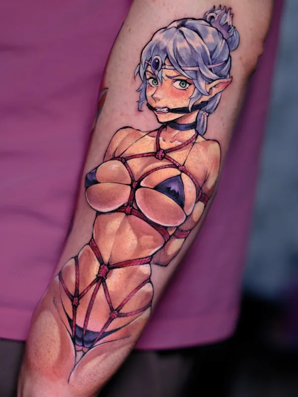 color anime татуировка на forearm #81868 | Тату мастер Кирилл / Rare Dare