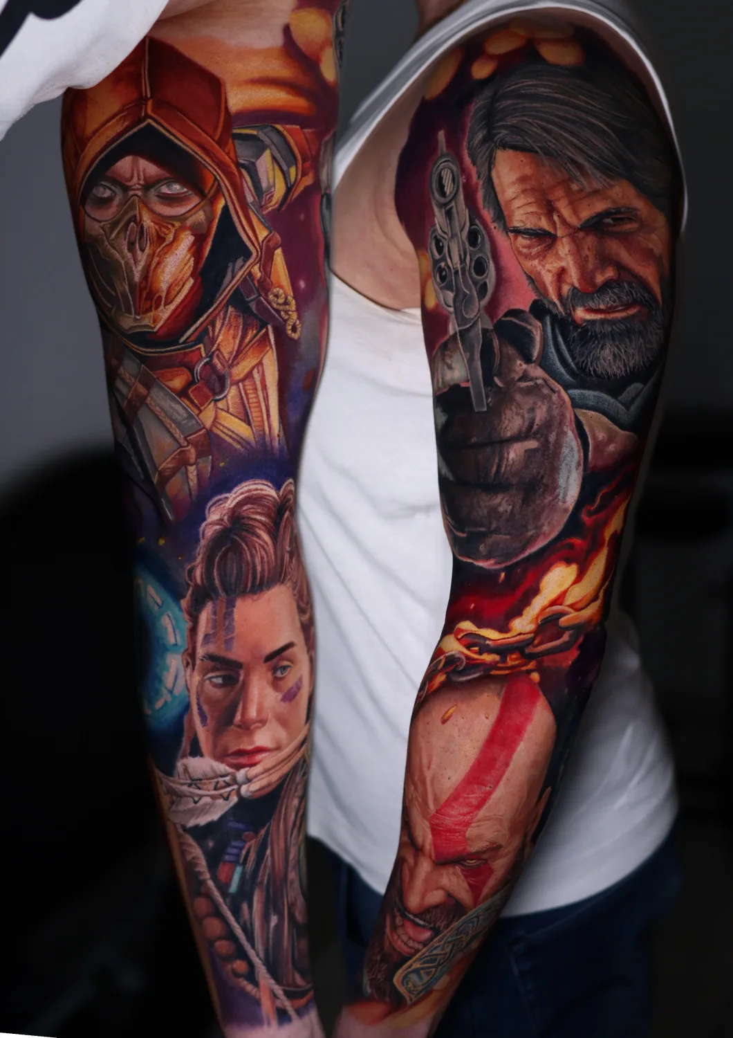 Tattoo artist Levente Vacsi