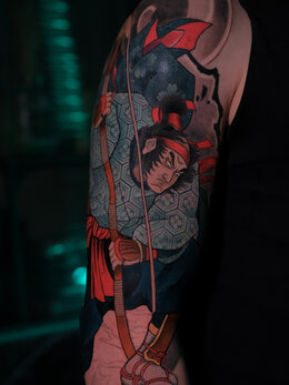 Neojapanese tattoo