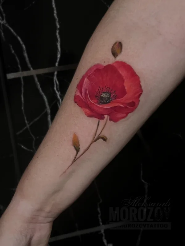 color realism tattoo auf forearm #82460 | Tätowierer Alex Morozov