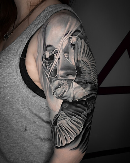 Тату эскиз #82764 Тату мастер Михаил Громовчук / Leeahim_tattoo