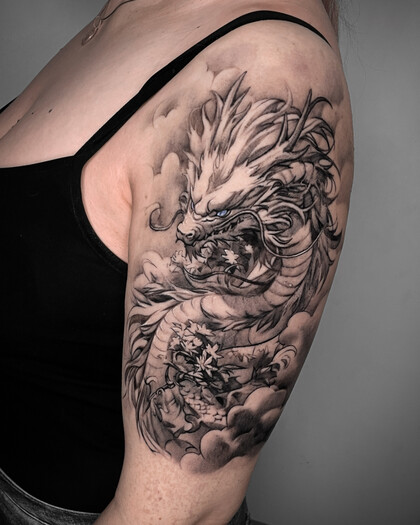 Тату эскиз #82777 Тату мастер Mihail Gromovchuk / Leeahim_tattoo