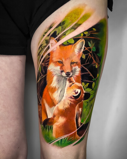 Тату эскиз #82786 Тату мастер Михаил Громовчук / Leeahim_tattoo
