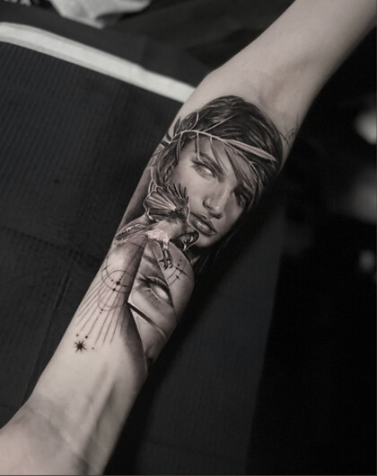 Тату эскиз # Тату мастер Владислав Трэйк