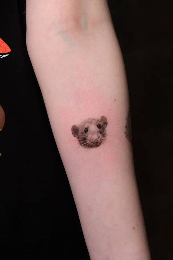 Micro Realism Animal tattoo on Forearm