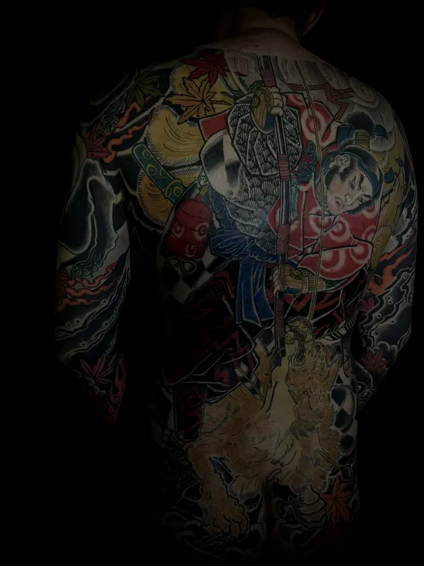 color japanese tatuaje en full back #83234 | Tatuador Sergei Lepekhin