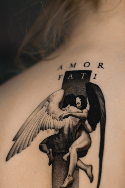 Тату эскиз # Тату мастер Денис Рожков