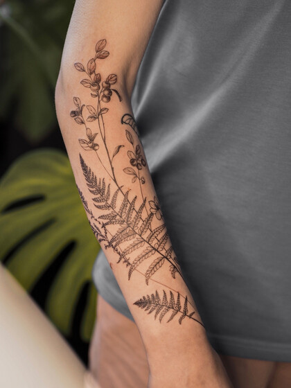 Тату эскиз # Тату мастер Anna Novitskaya