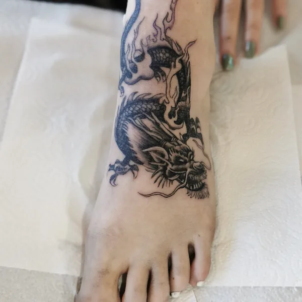 Trash Polka tattoo by Brennantattoo in Manchester